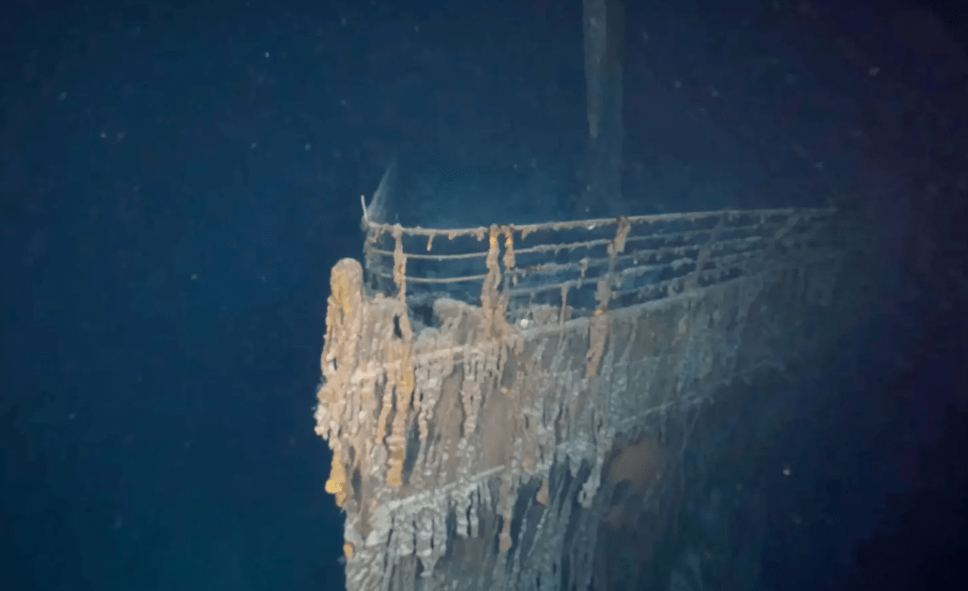 ​泰坦尼克号残骸8k分辨率画面公布 更多船体细节曝光（图）