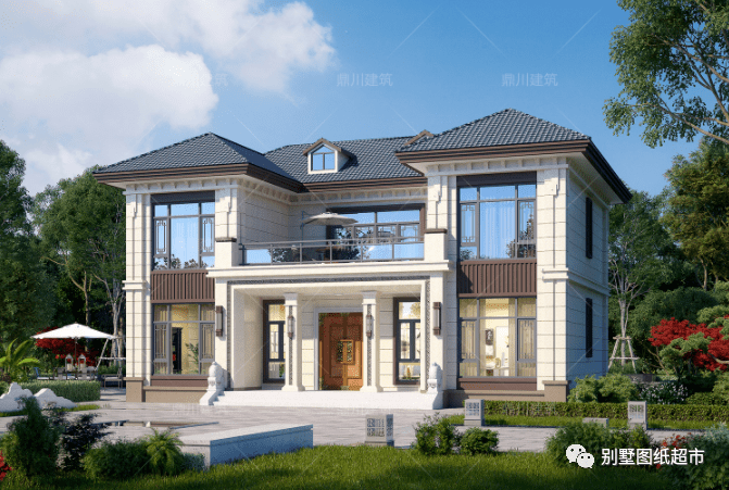 6套新中式别墅,经久耐看有韵味,带堂屋设棋牌室,休闲娱乐功能齐全