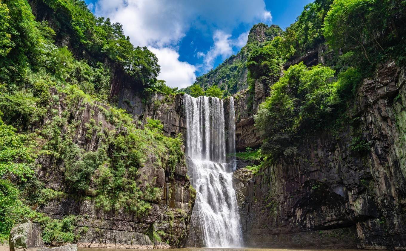 全国最高的瀑布在温州,门票良心景色壮观震撼,游客:很超值_景区_峡谷