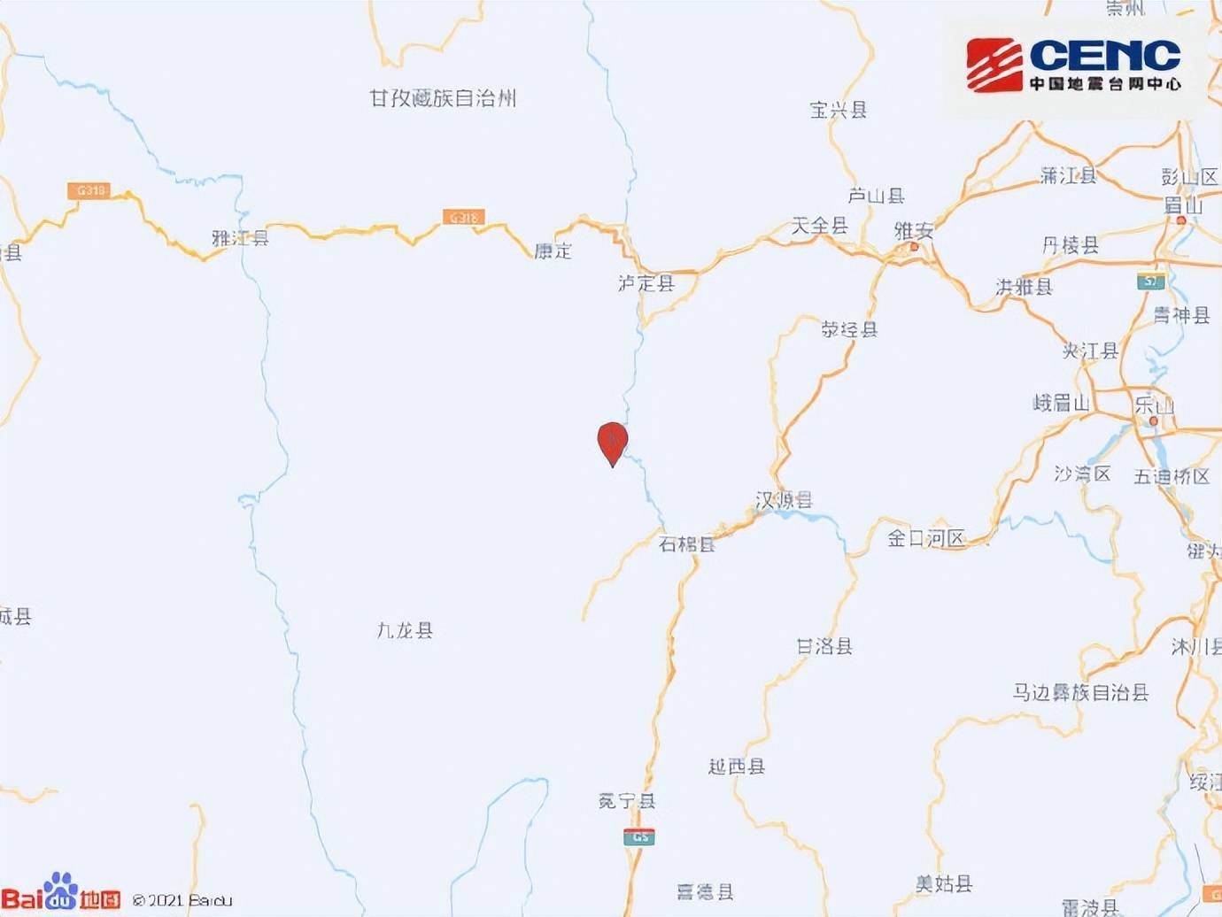 四川泸定县发生6.8级地震，造成7人遇难 - 巴拉号