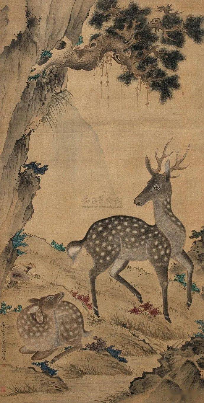 【名品视界】清代 沈铨 花鸟画作品欣赏_名家_艺术界_鉴定