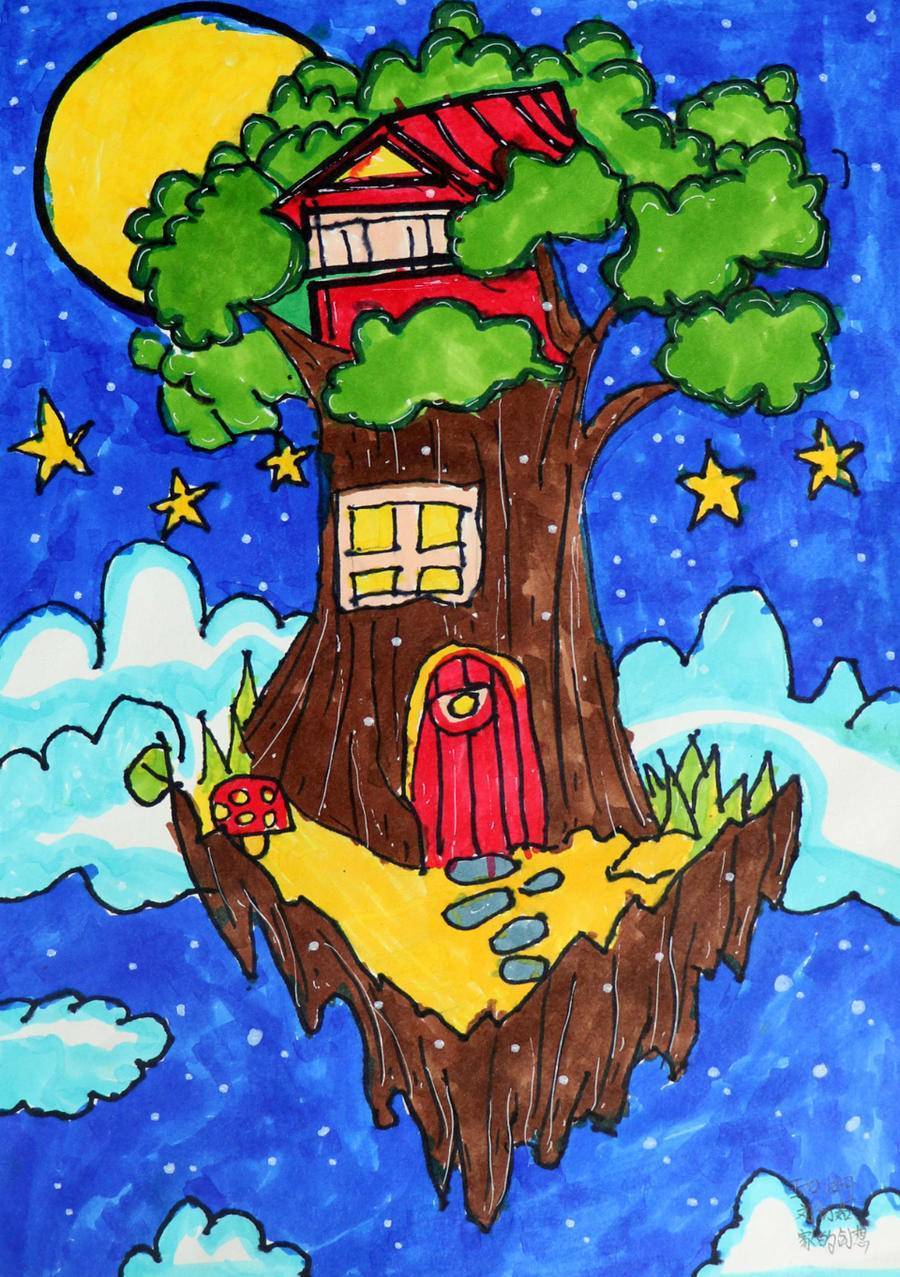 "招商银行杯"和美乐绘少儿美术展作品展播25_龙湖_校区_滨州