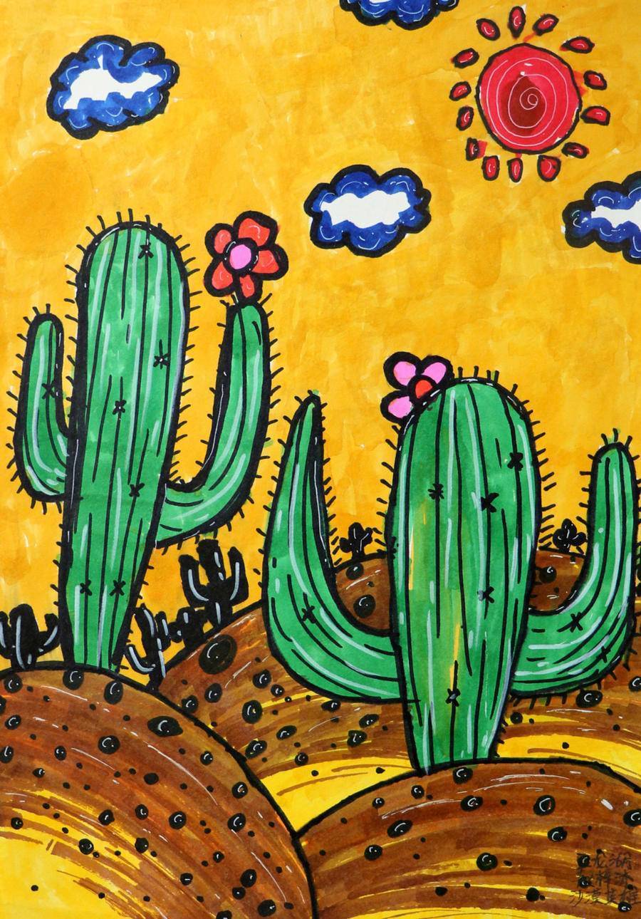 "招商银行杯"和美乐绘少儿美术展作品展播25_龙湖_校区_滨州