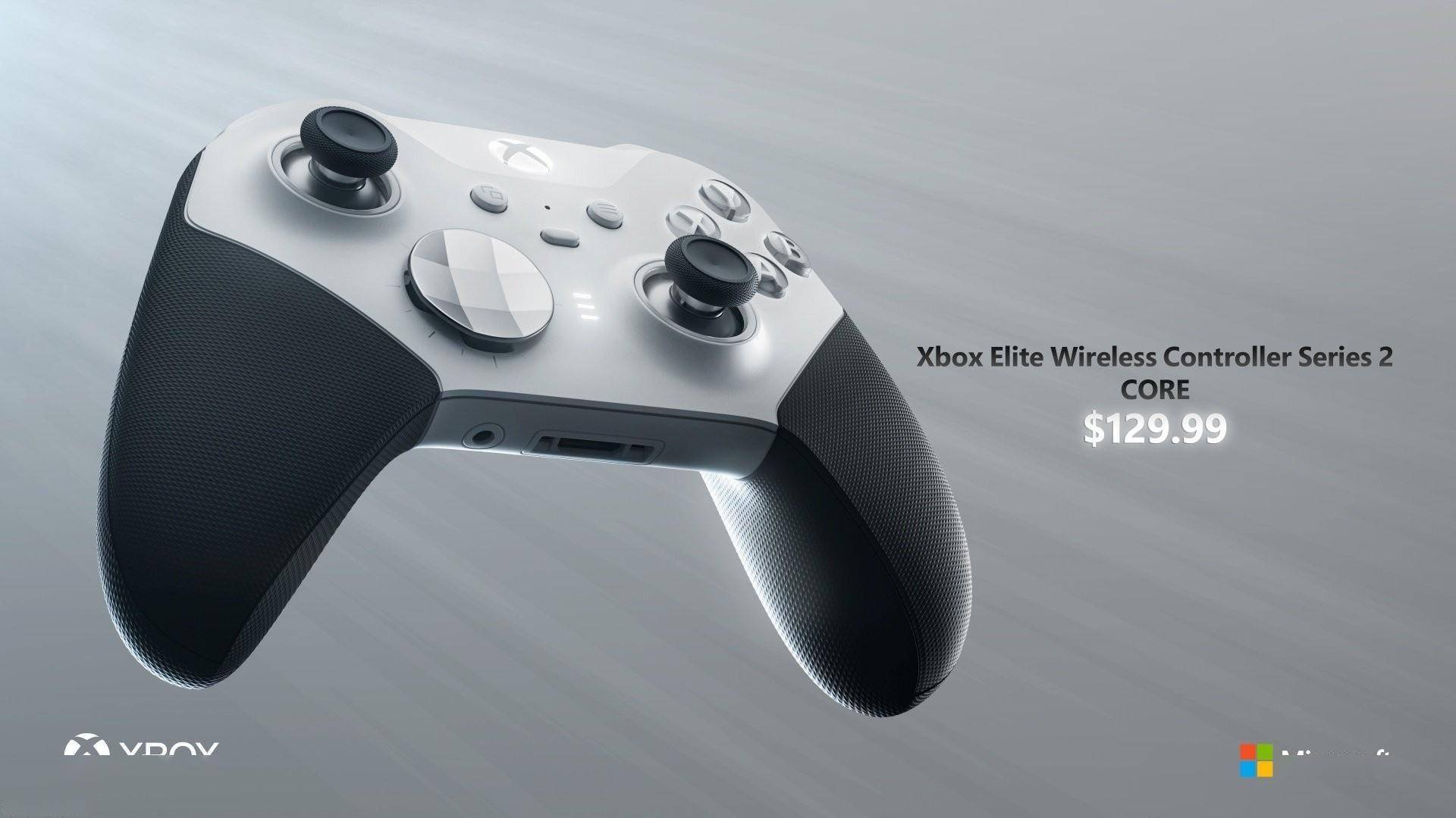 xbox二代精英手柄白色款公开 手柄与替换组件分开销售_手柄_组件_xbox