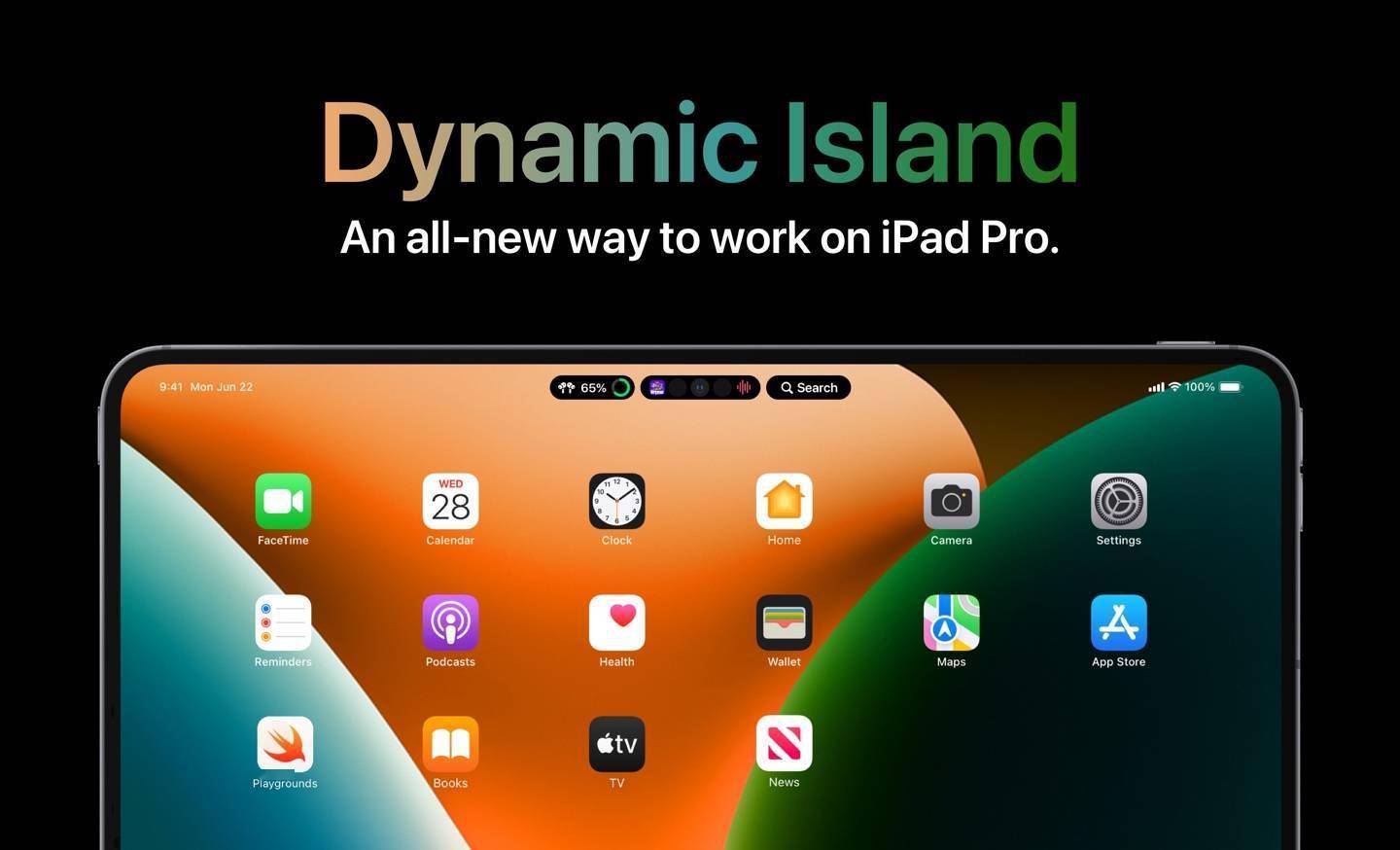 改进多任务处理，设计师带来iPad Pro“灵动群岛” 