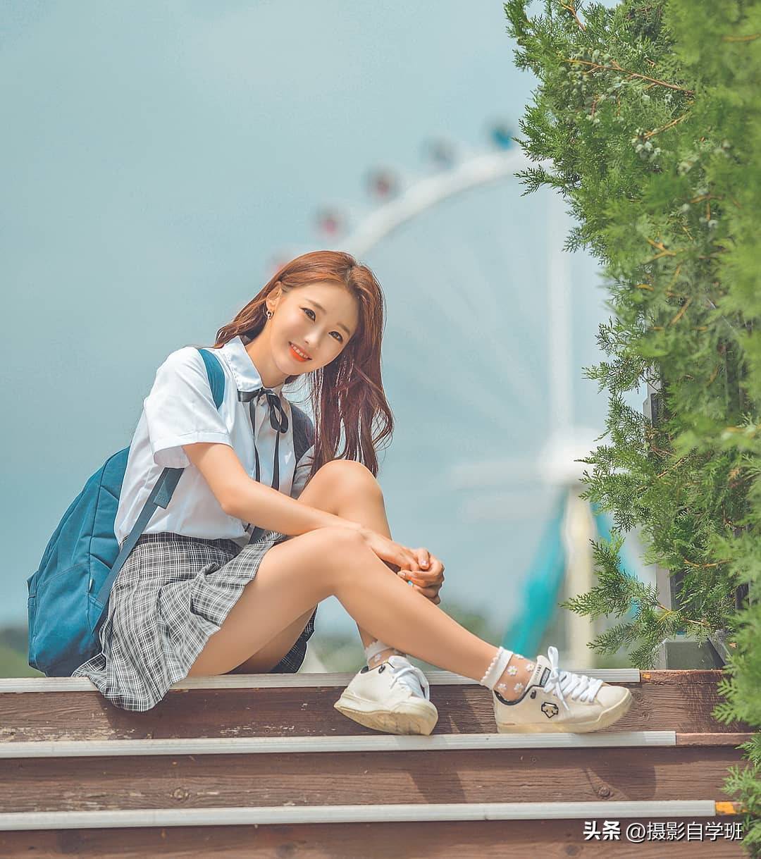 4个拍照坐姿,让你照片有情绪_姿势_运动_裙装