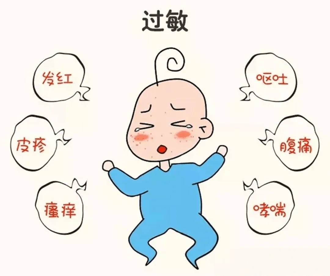 信号1:皮肤干,痒,湿疹有时,没有红疹的皮肤干,痒也是过敏的表现;而小