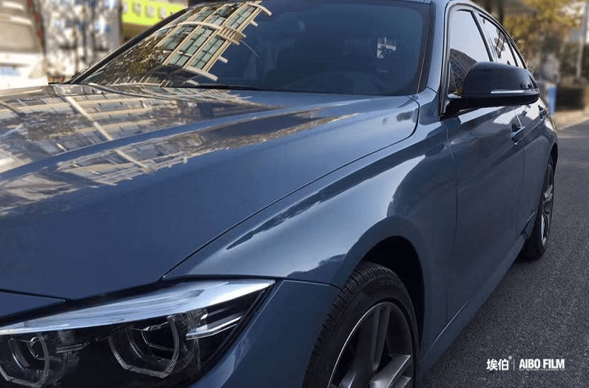 宝马埃伯改色膜pet水晶水泥灰,朴素中又不失高贵_水泥_水晶