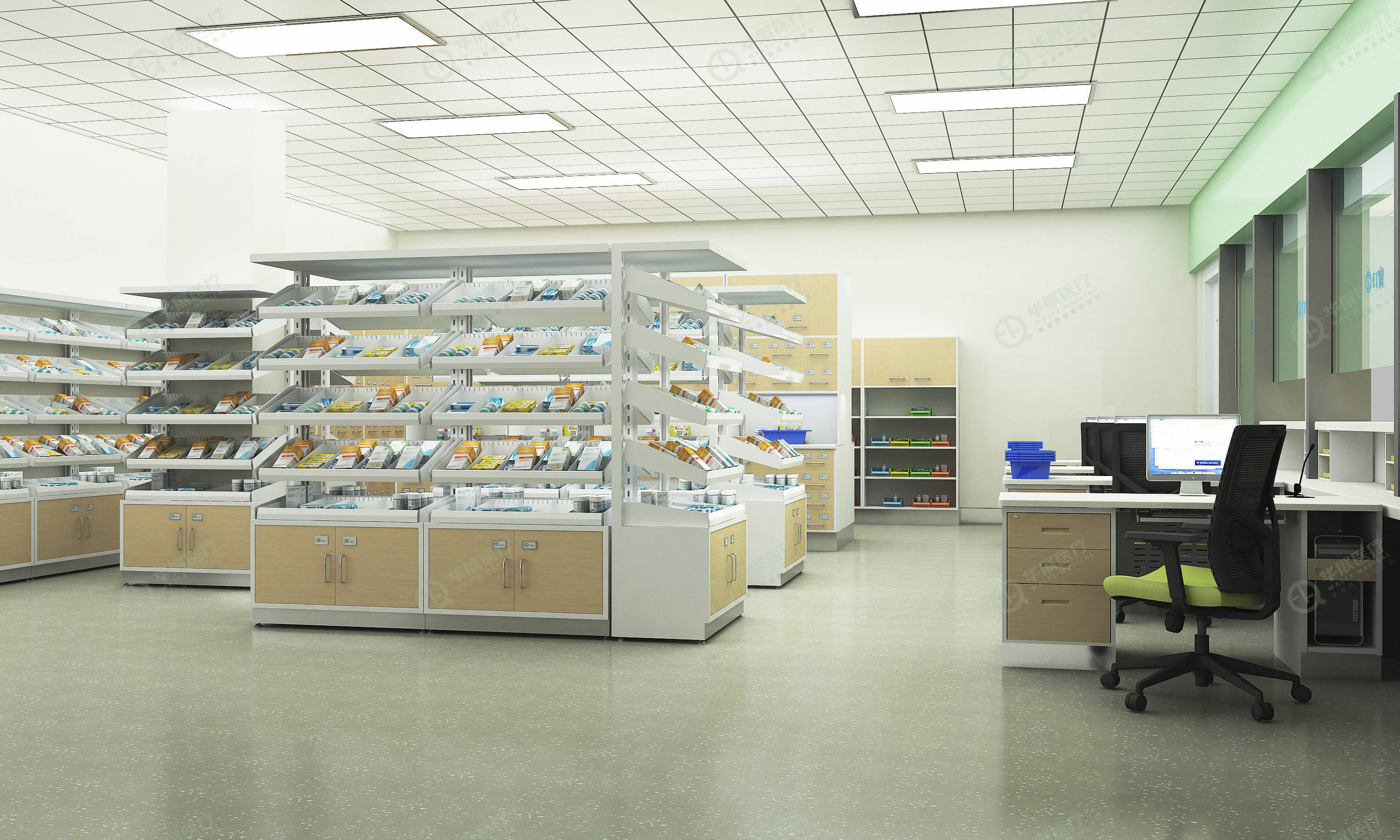 医院西药房药架如何选购_药物_家具_医疗