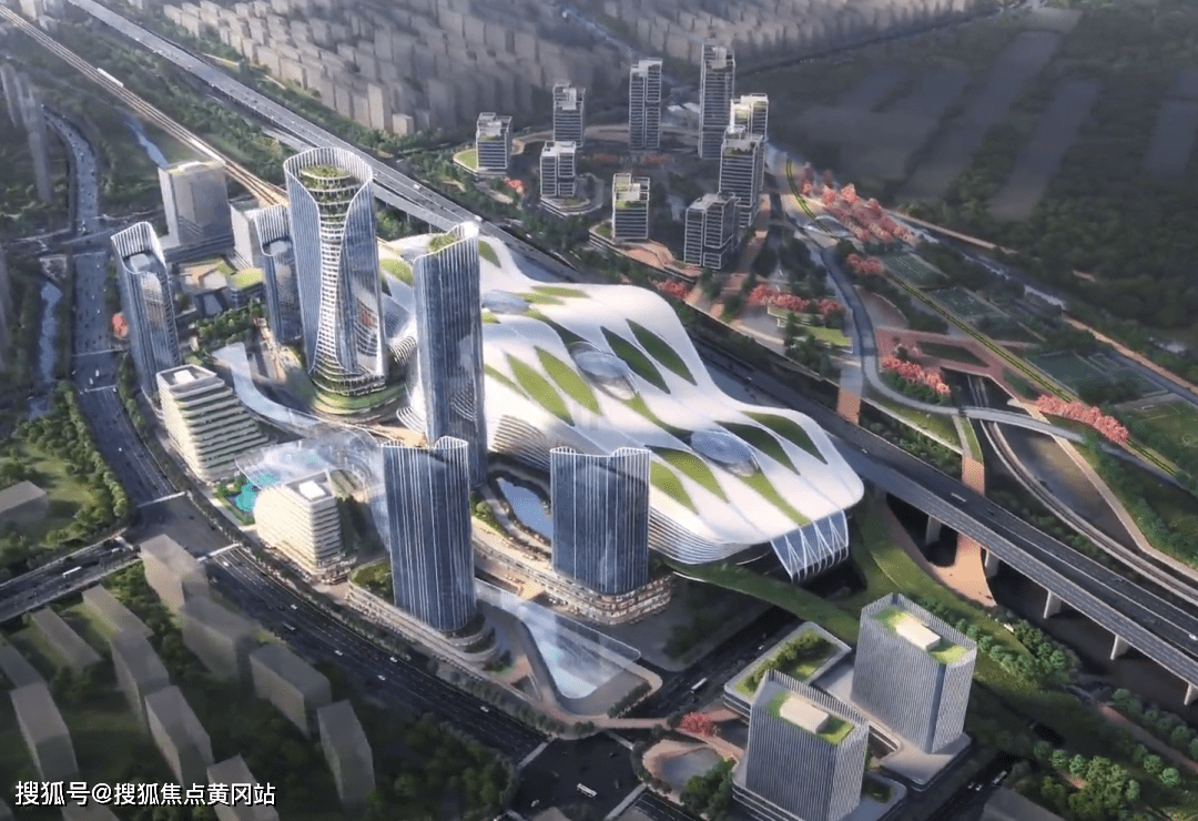 上海高铁宝山站设计方案曝光!_站房_规划_火车站