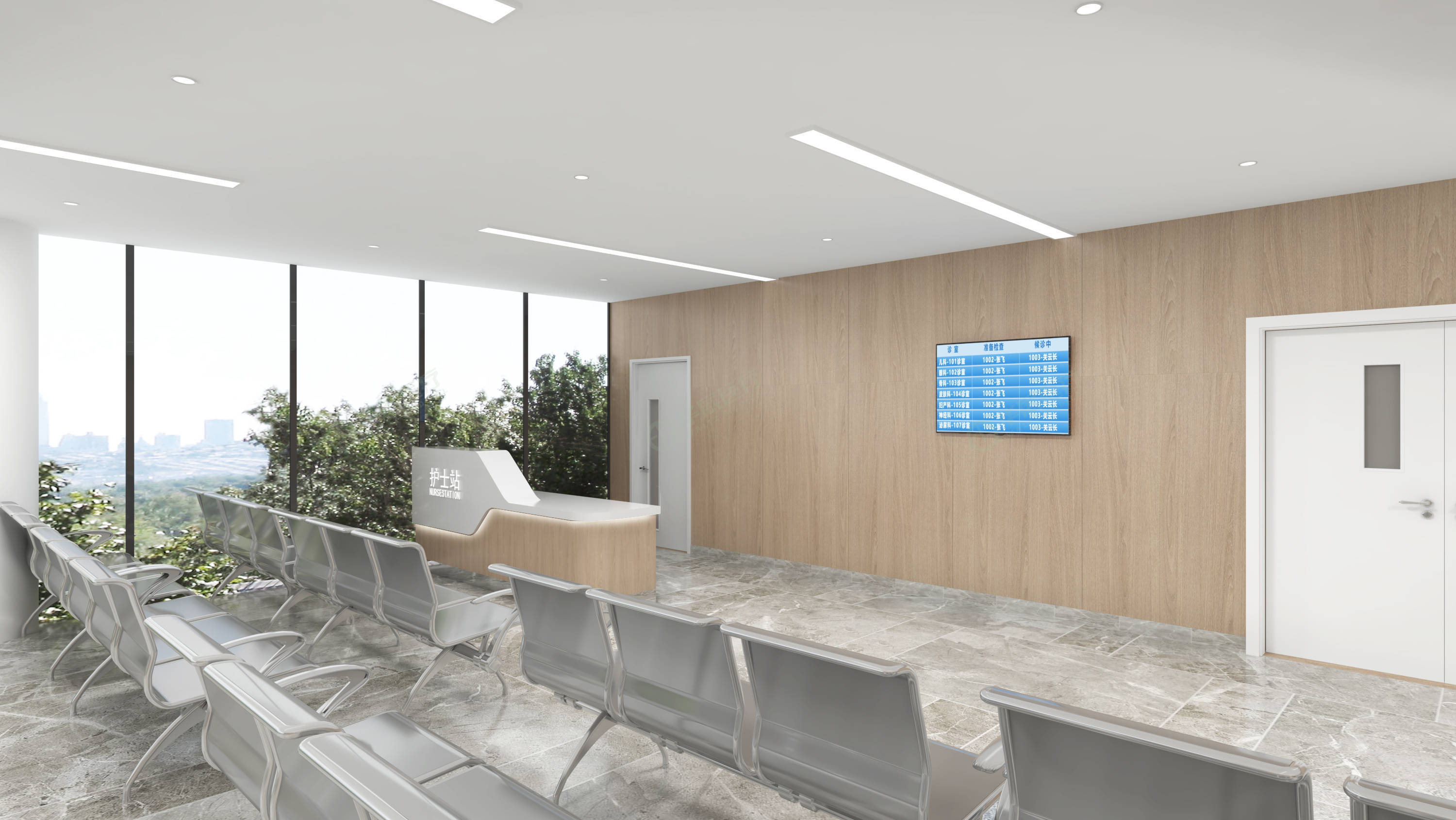 新型医院候诊椅有哪些特点_整体_空间_心理