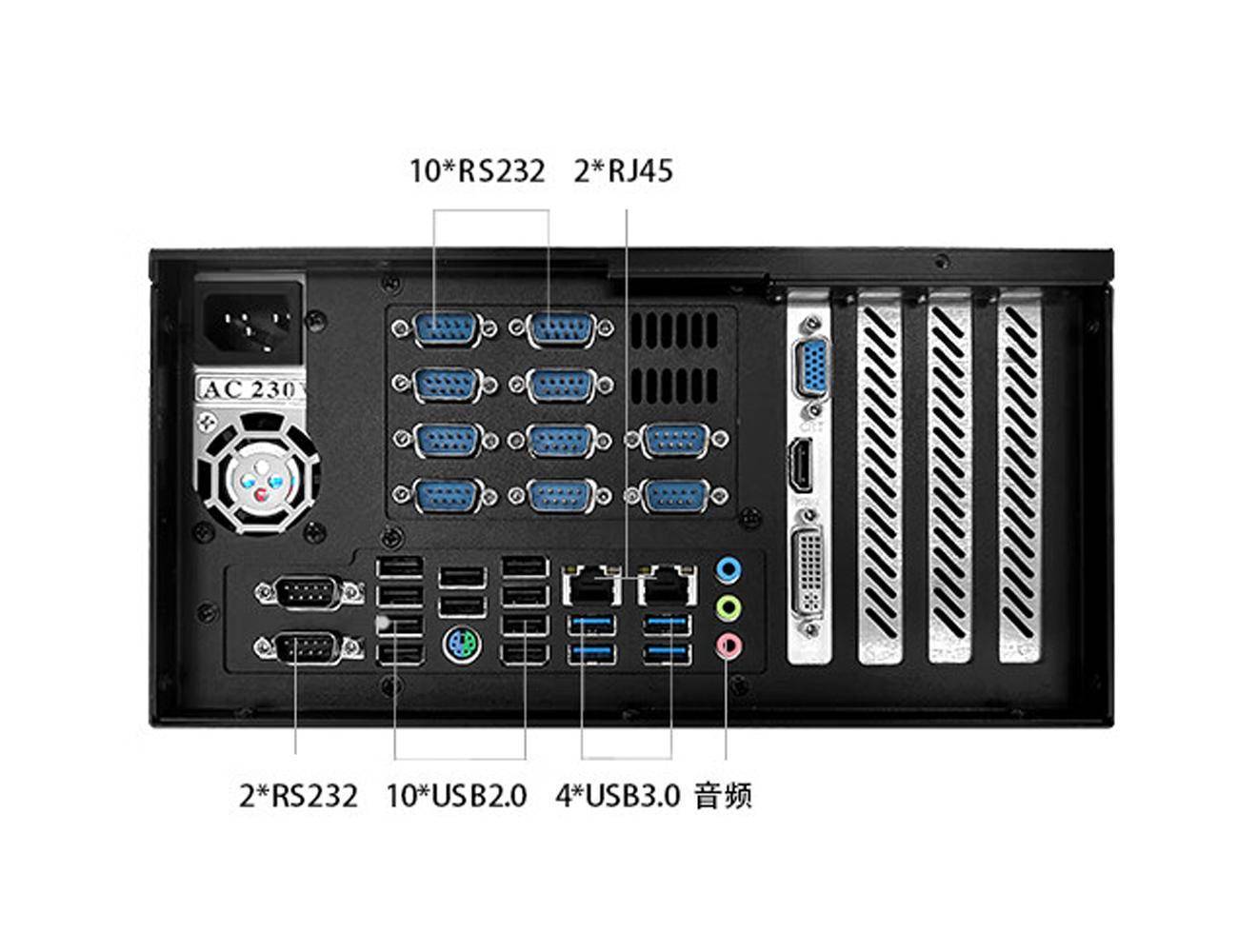 基於國產化飛騰ft-2000/4核處理器的桌面式工控機_支持_兆芯_ghz