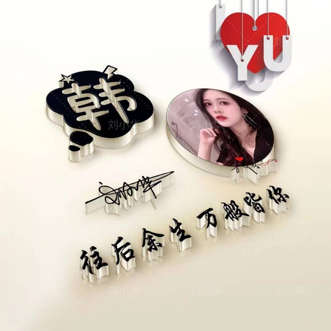 姓氏头像,55张卡通情侣文艺签名头像,本期主题:再说说这一丛竹吧!