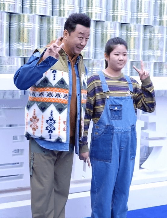 郭涛带11岁女儿走秀!