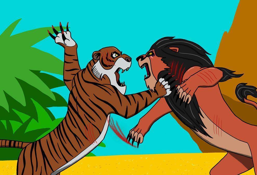 刀疤vs谢利可汗,如果这两个大坏蛋正面硬肛,谁会笑到最后呢?