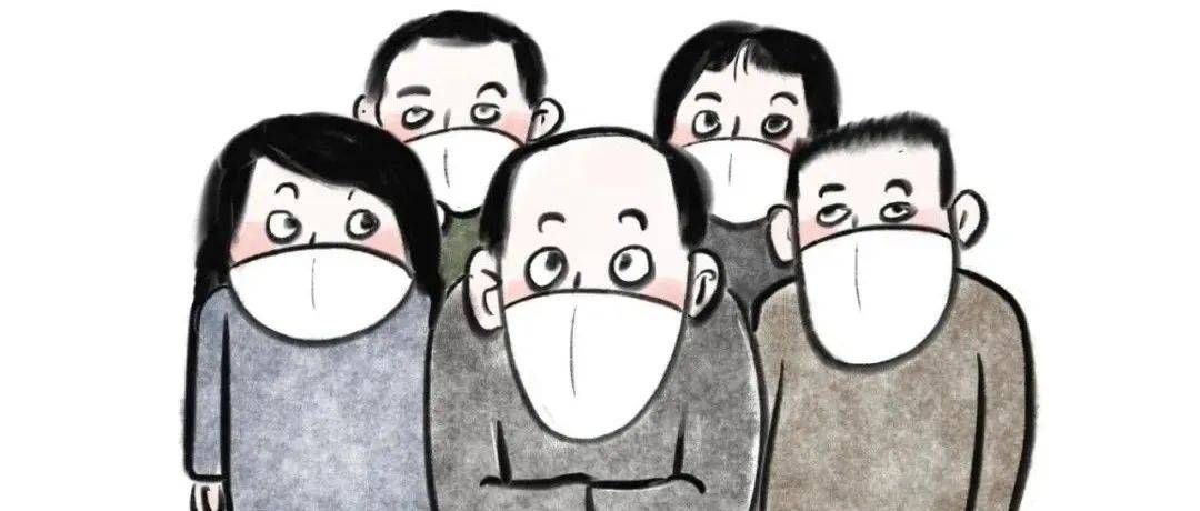 漫画：趣说口罩，绝妙！_低头_时候_堂叔
