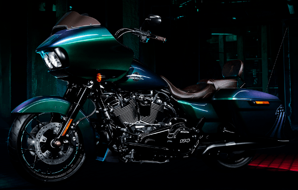 哈雷发布毒液绿版本公路滑翔._搜狐汽车_搜狐网