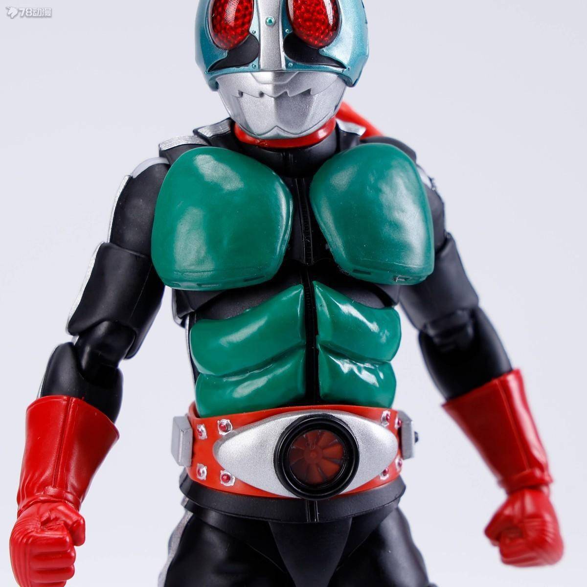 78官测:shf 真骨雕 假面骑士新2号 50周年版本_细节_新二_质感