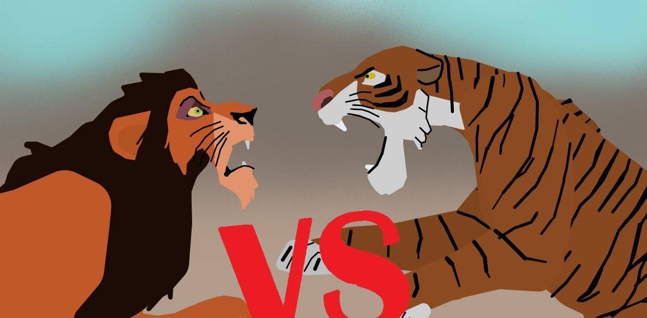 刀疤vs谢利可汗,如果这两个大坏蛋正面硬肛,谁会笑到最后呢?