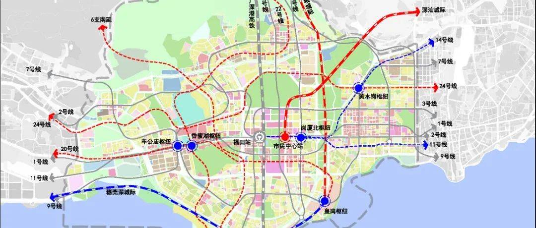 深圳地铁重磅利好！一口气顺利通过两条地铁线+三大枢纽竣工验收！_综合_福田_岗厦
