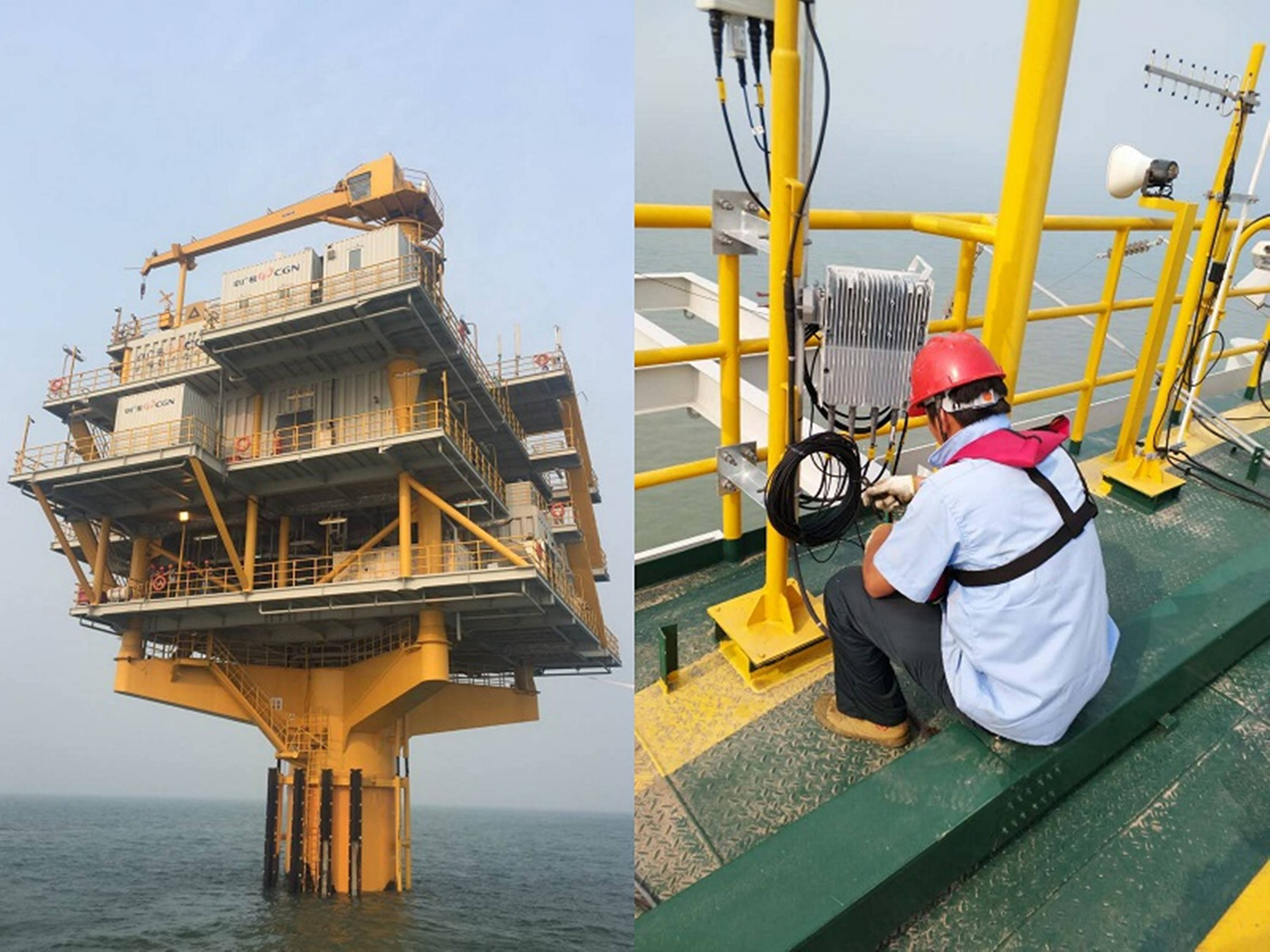 非凡十年丨感受江苏南通海域海上通信的"华丽蝶变"_移动_信号_基站