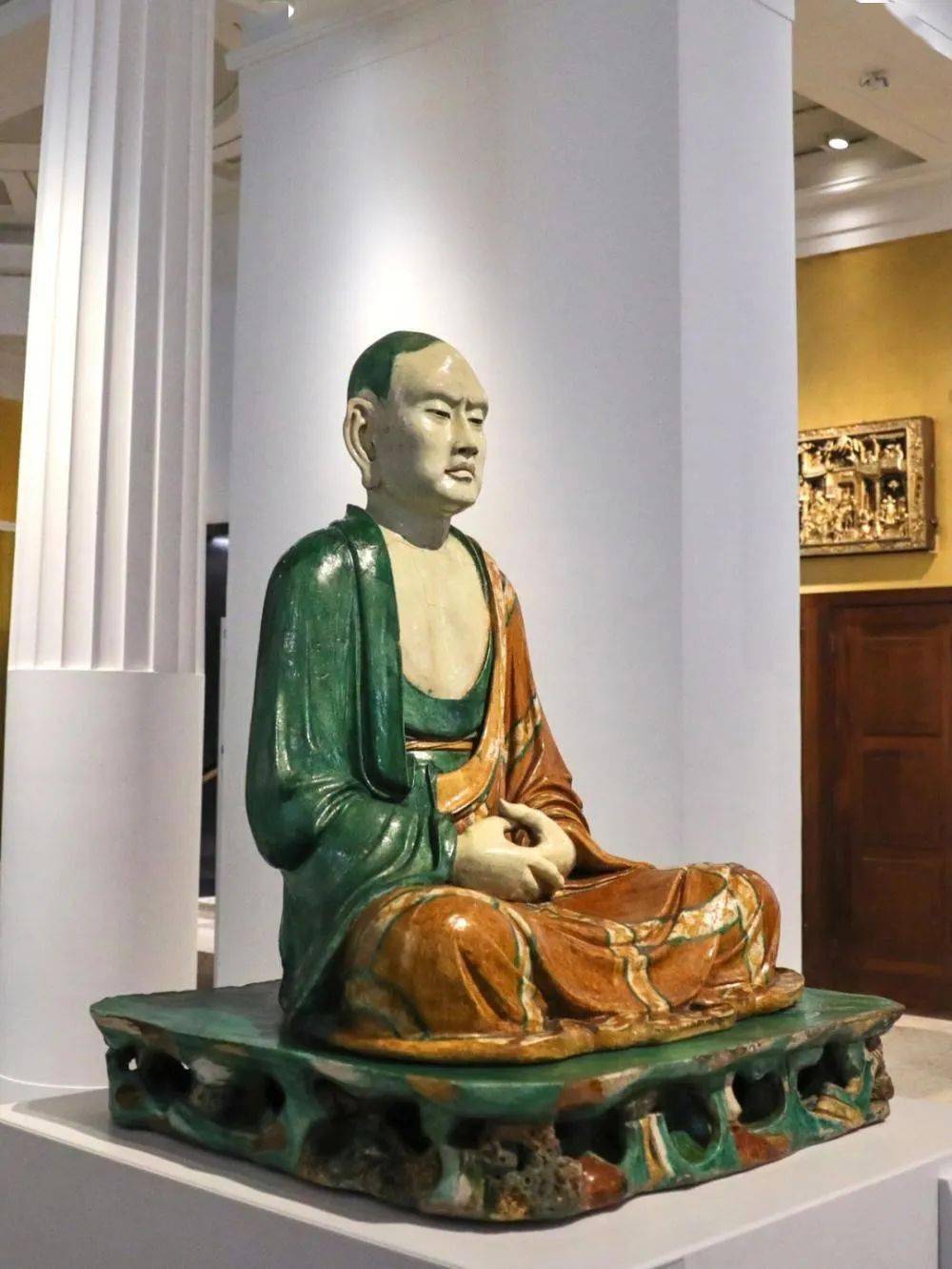 后殿西壁《炽盛光佛佛会图》现藏于纳尔逊-阿特金斯艺术博物馆,后殿东