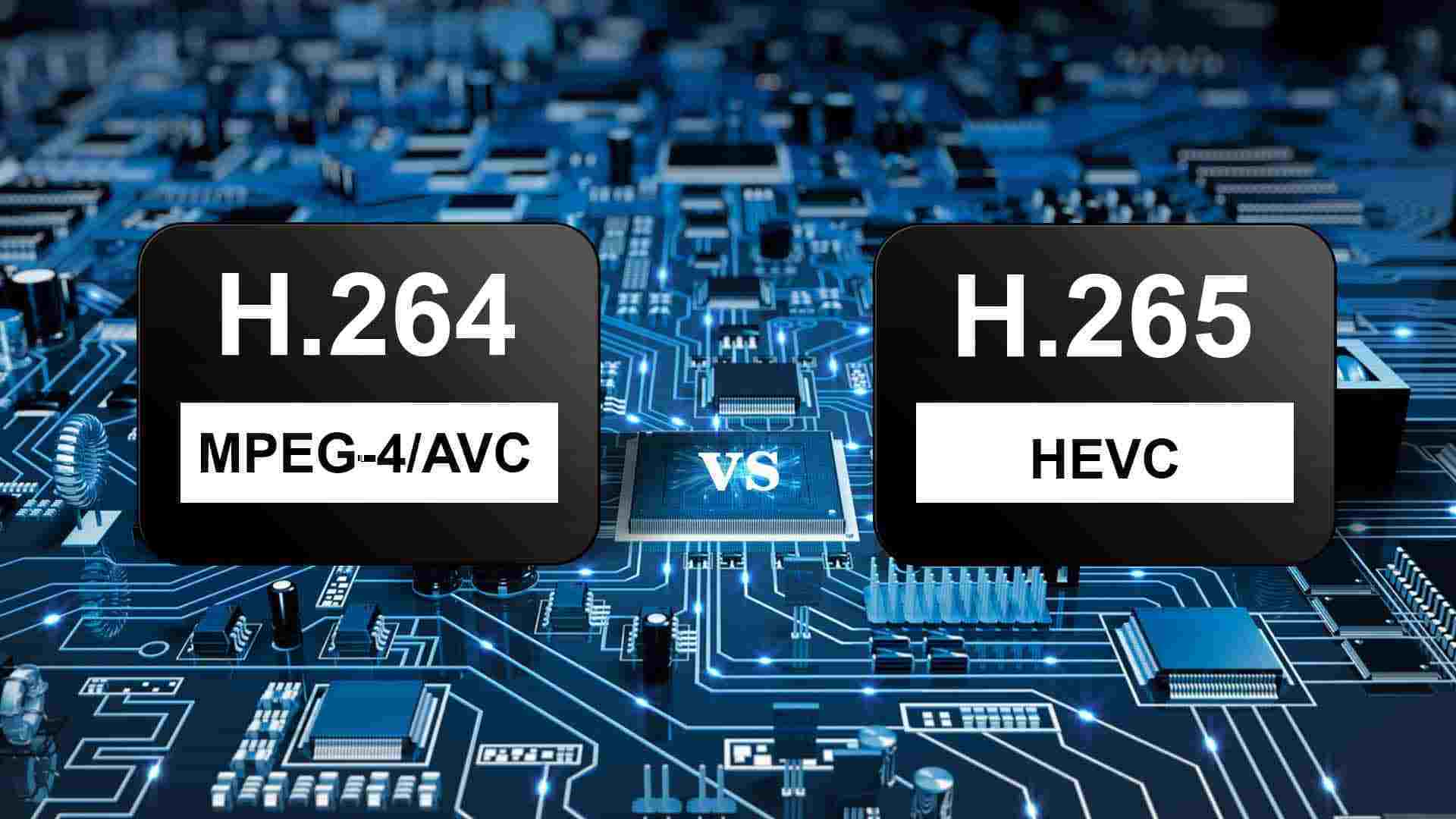 H.264 and H.265 H.264 and H.265