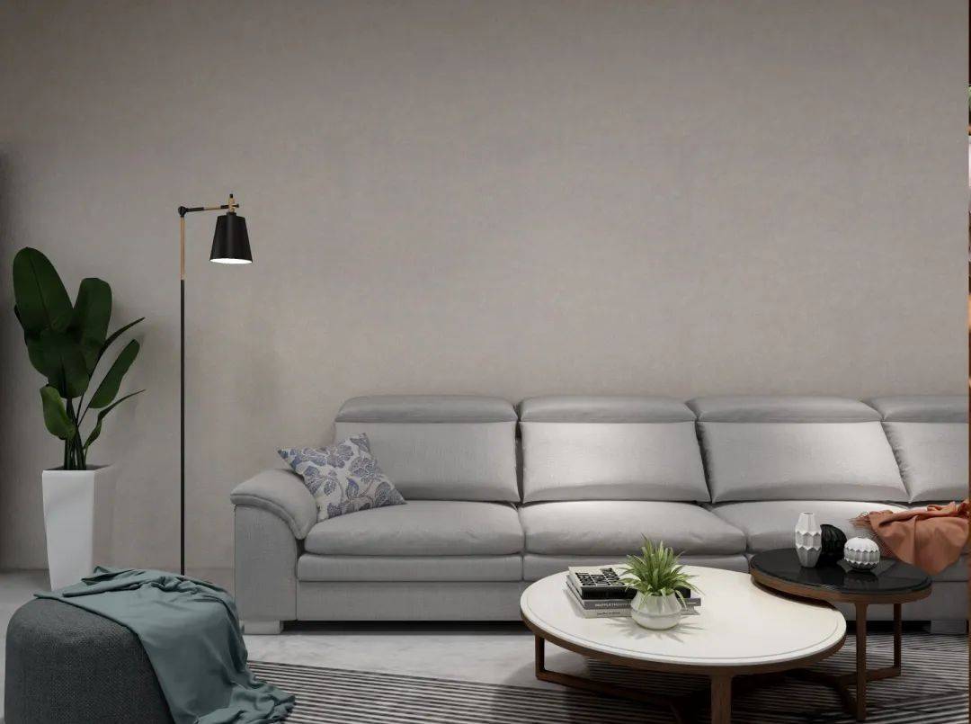 纯净又宽敞,沙发背景墙这样设计太美了!「德国菲玛」_空间_装饰_客厅