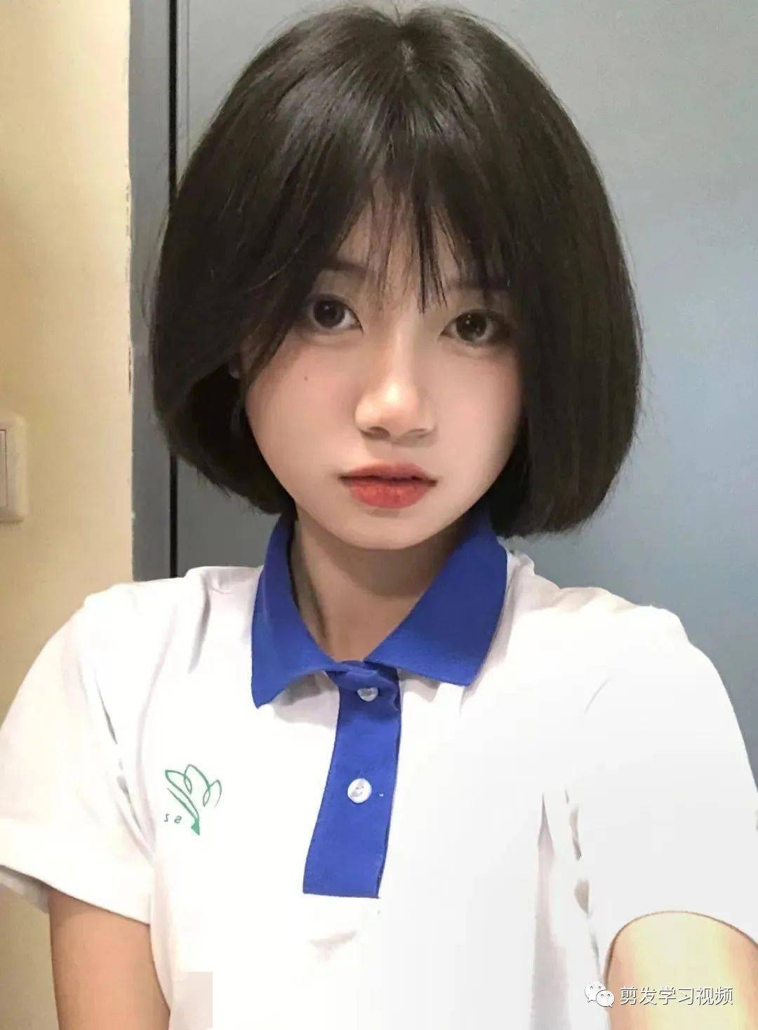 学生头妹妹头38秒变18