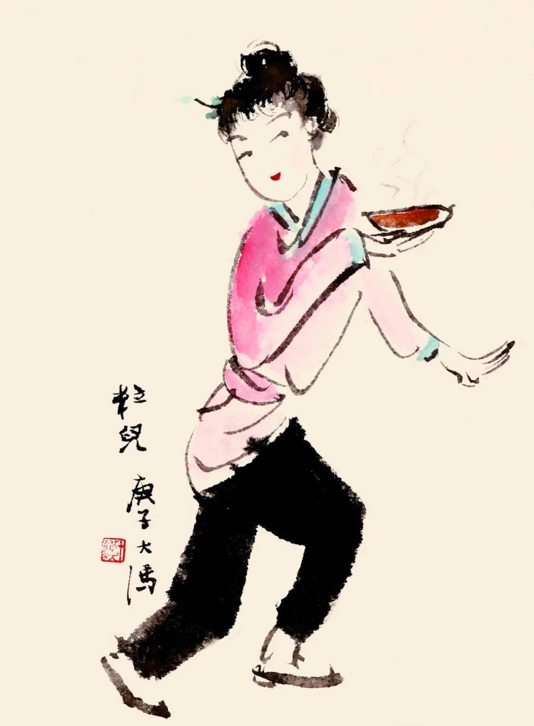 冯骥才《俗世奇人:手绘珍藏本》:作家为自己的小小说画插画_插图_创作