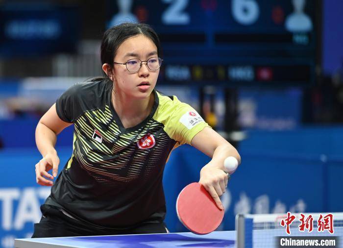 成都世乒赛团体赛:中国香港女团3:0轻取南非_比赛_安源_乒乓球