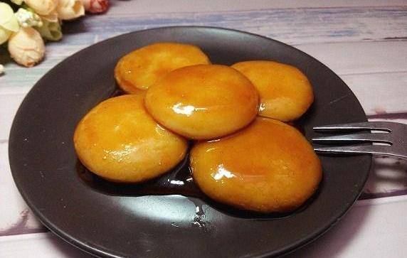 家庭版糖油粑粑,香甜软糯做法超简单,少油更健康_红糖_拉丝_小火