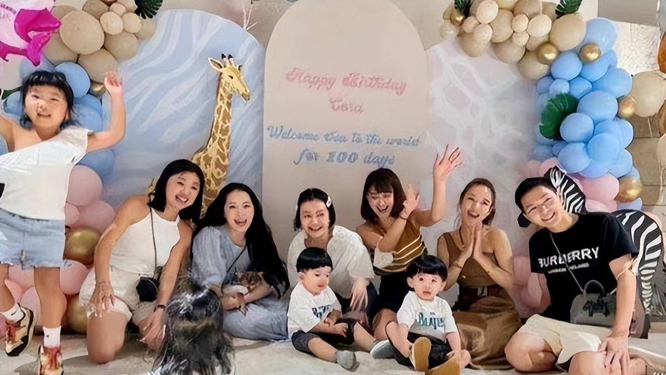 郭碧婷二胎百日宴恰逢女儿2岁生日,向佐意外缺席_孩子_宴会_向华强
