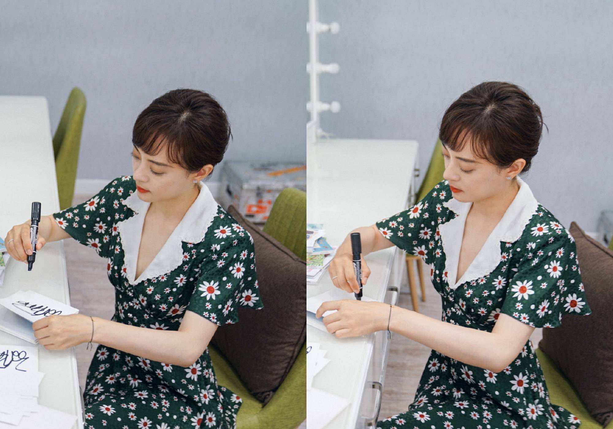 孙俪生活里是精致的,穿搭是随意的,而时尚感来自她的身材和气质_裙子