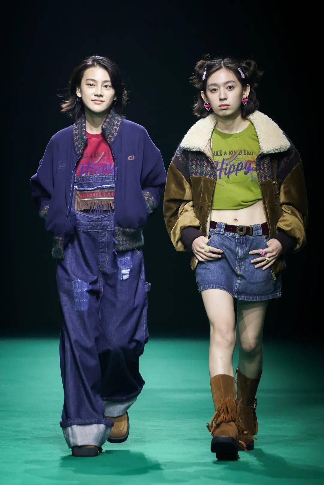 韩火火-DNT上海时装周闭幕大秀！（初代时尚博主“作秀” 黄明昊、杨千嬅、陈妍希等十多位明星“撑场面”）_经典_的设计_青年