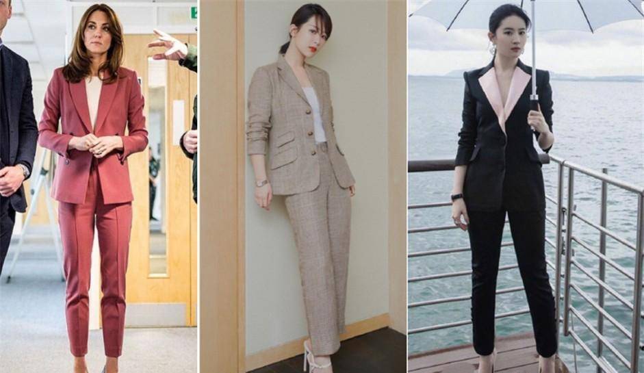 王菲年轻时候真洋气,穿西装皮裤配渔网袜,这174超模腿太抢眼_时尚