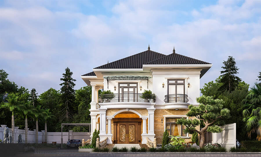 许多人梦寐以求的美丽花园别墅模型_建筑_的设计_空间