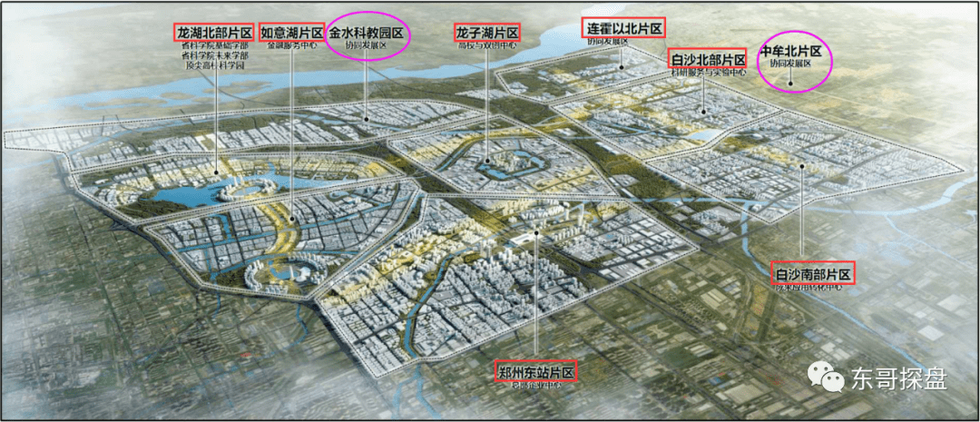 郑州中原新区规划详图图片