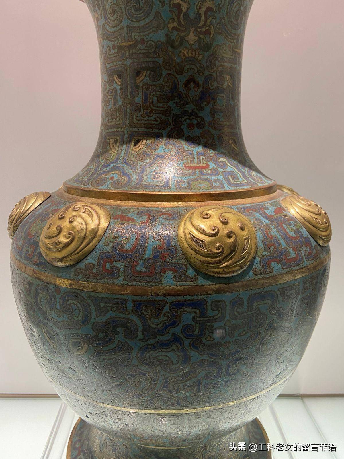 观复藏品:大明富贵景泰蓝_珐琅_工艺_器物 观复藏品:大明富贵景泰蓝_珐琅_工艺_器物
