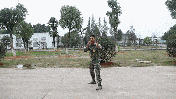 防身必备的军体格斗组合拳,动作图解一学就会,快收藏_右拳_右脚_向前