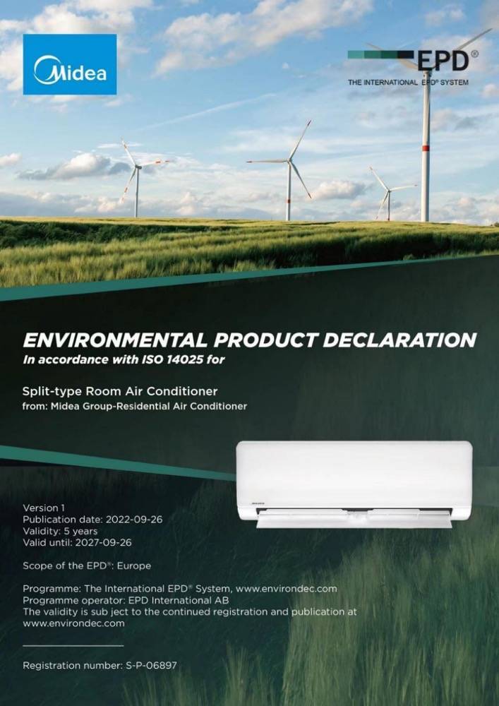 共创可持续未来，美的空调绿色节能产品亮相2022德国专业制冷与热泵展-家电圈官网