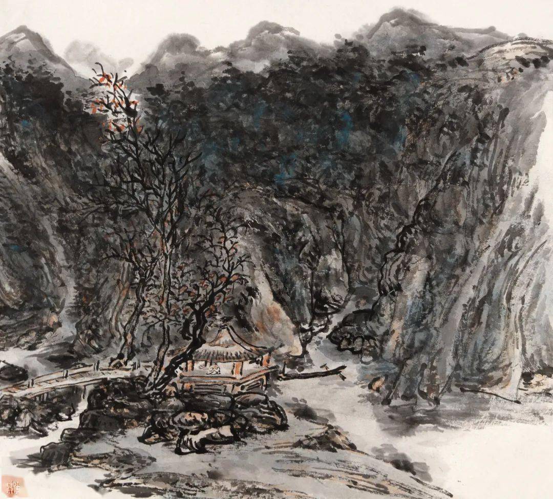 黄宾虹山水册,活活泼泼_手机搜狐网