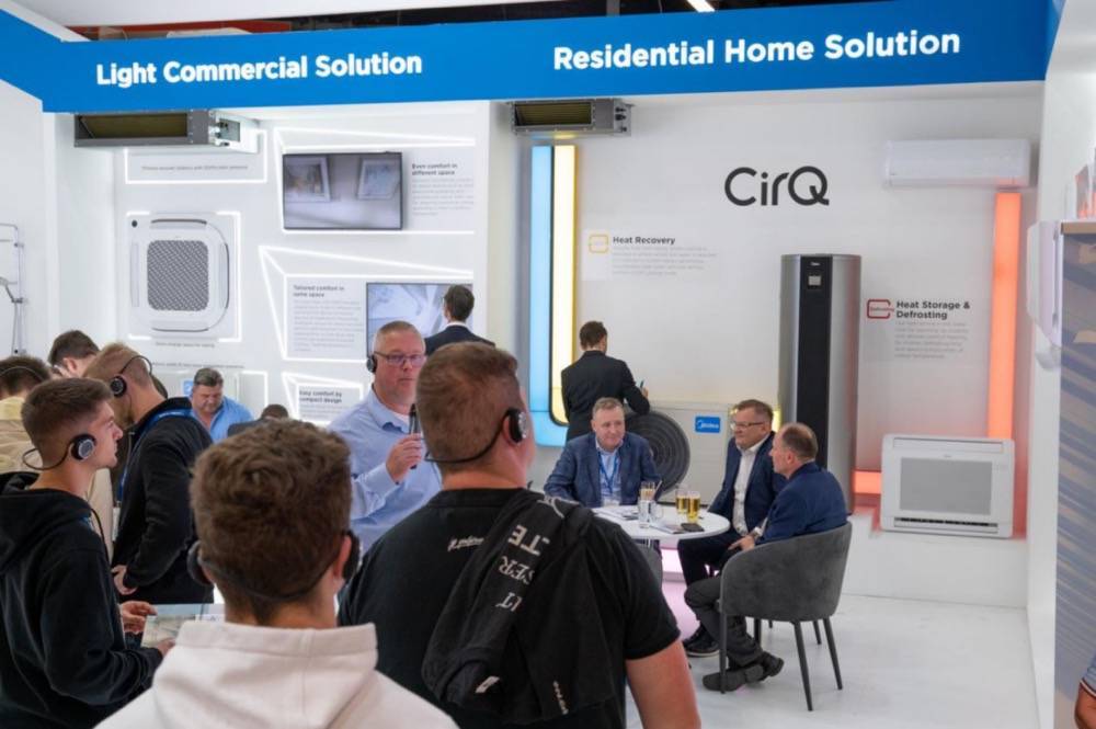 共创可持续未来，美的空调绿色节能产品亮相2022德国专业制冷与热泵展-家电圈官网