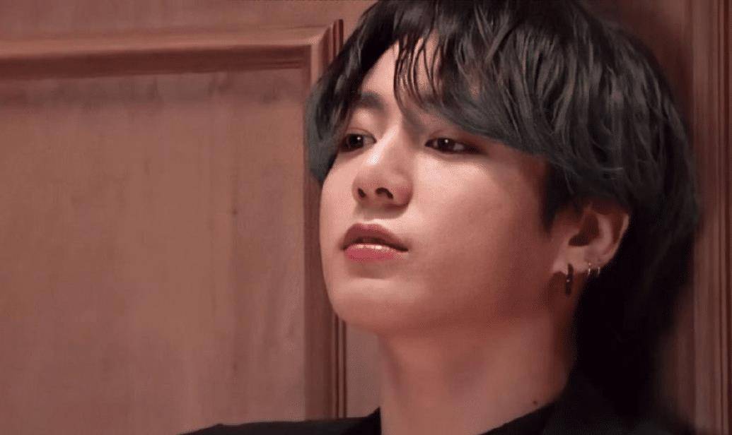 这样优秀的他也是黑发,没有一点的渲染,而且有着自己颜值特征田柾国有