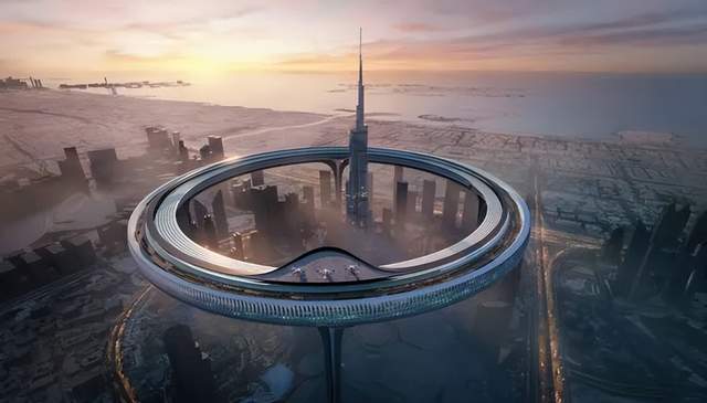 迪拜市中心环:极具未来科技感的建筑设计,将重新定义城市发展_circle
