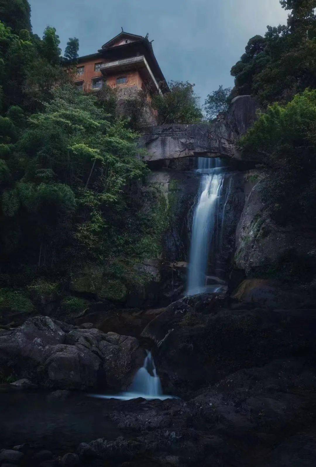 诗路天台┃《昙华亭》 明61许鸣远_黄屋_平章_昙花