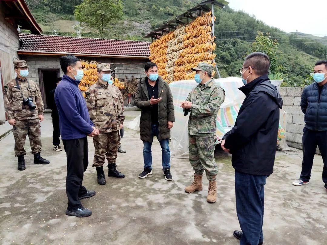 凉山军分区工作组到越西县人武部及帮扶村检查调研_发展_彭科_红光村