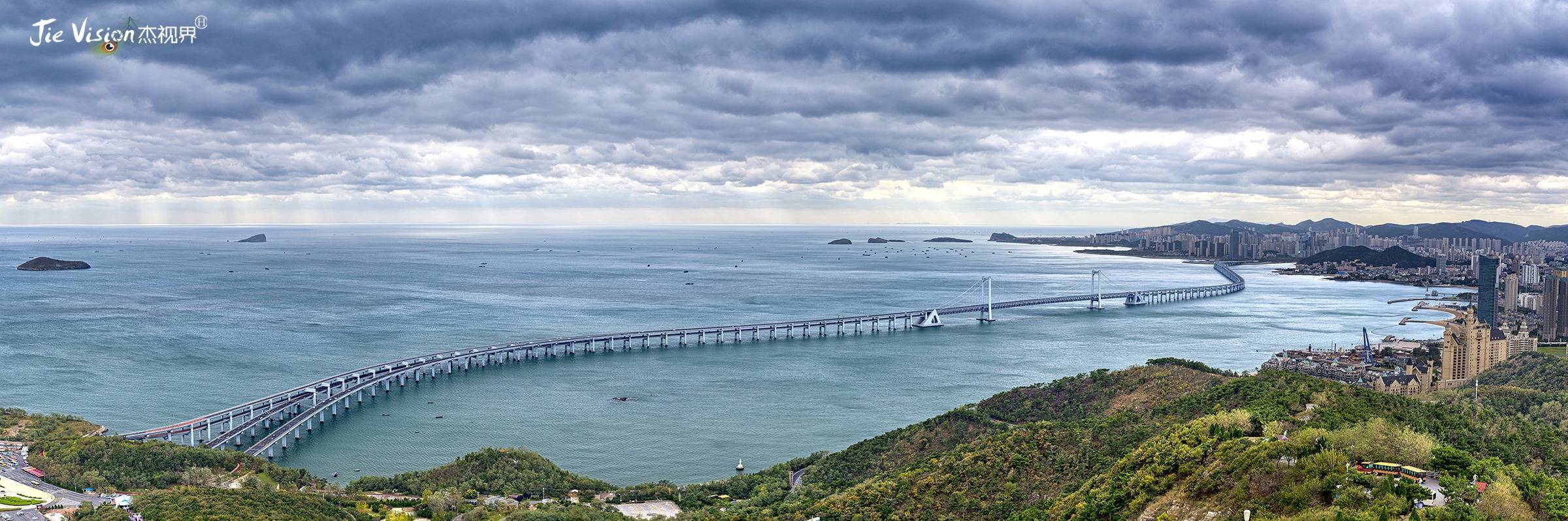 大连湾跨海大桥规划图图片