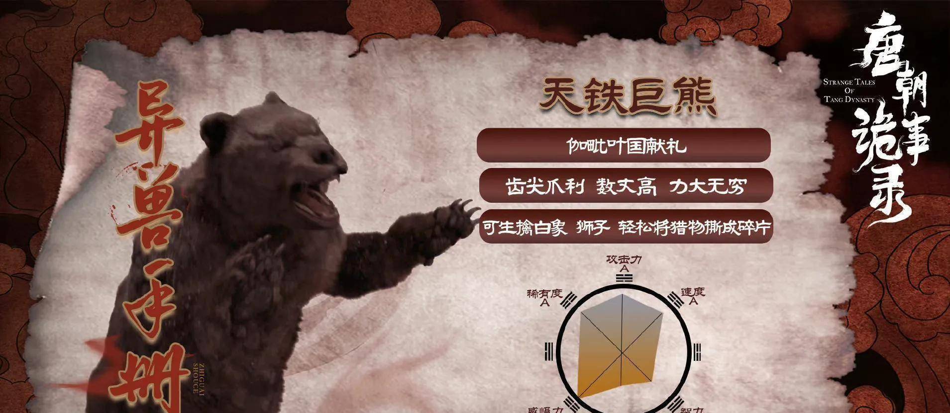 此异兽刚刚在《人面花》里亮相,也是异常的凶狠,出笼就按死两人.