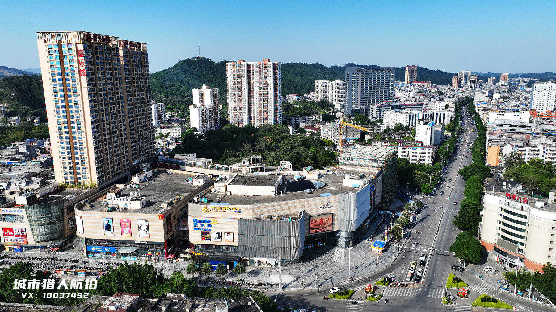 航拍防城港—防城嘉樂城全景_從空中_場所_綜合性